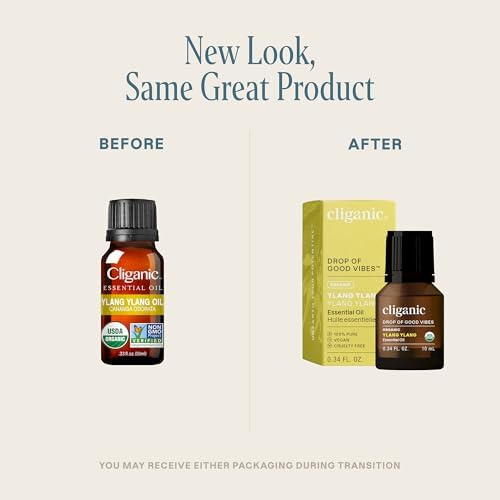 Cliganic Organic Frankincense Essential Oil - Boswellia Serrata, 100% Pure Natural Undiluted, for Stress Relief and Rela