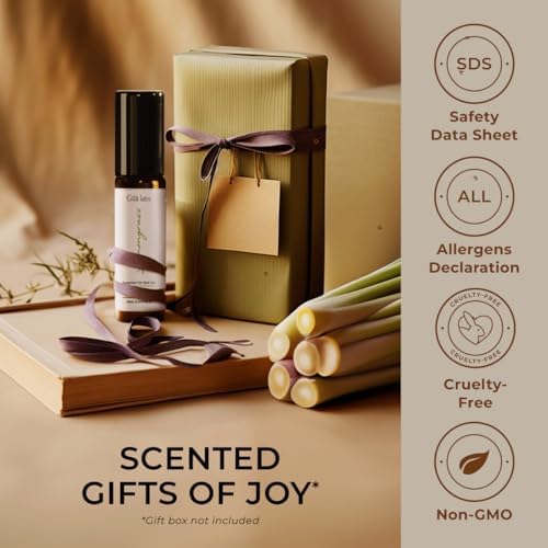 Gya Labs Frankincense & Somali Myrrh Essential Oil Roll On - Convenience - Camping Enthusiasts - Aromatherapy Relief, Cl