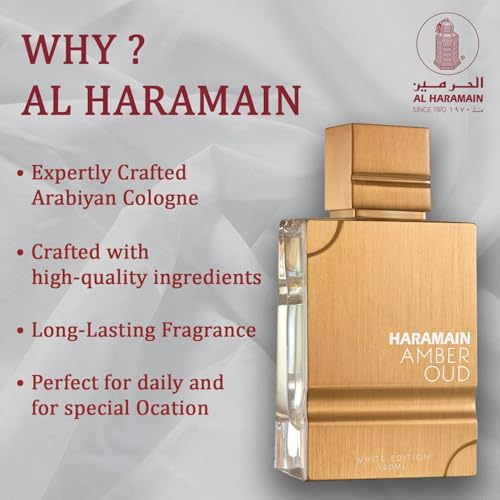 Al Haramain Amber Oud Gold Edition Eau De Parfum Spray - Long-Lasting Amber Cologne for Women & Men Al Haramain Amber Ou