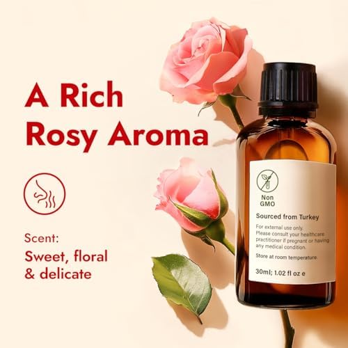 H'ana Sandalwood Essential Oil - 1.02 Fl Oz - for Hair and Skin, Aromatherapy, DIY Soap Making - ClimatePartner Certifie