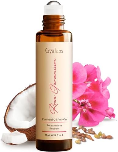 Gya Labs Frankincense & Somali Myrrh Essential Oil Roll On - Convenience - Camping Enthusiasts - Aromatherapy Relief, Cl