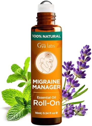 Gya Labs Frankincense & Somali Myrrh Essential Oil Roll On - Convenience - Camping Enthusiasts - Aromatherapy Relief, Cl