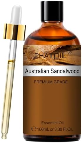 PHATOIL Australian Sandalwood Essential Oil |38Fl Oz for Hair Care and Body Skin Care | PHATOIL Australian Sandalwood E