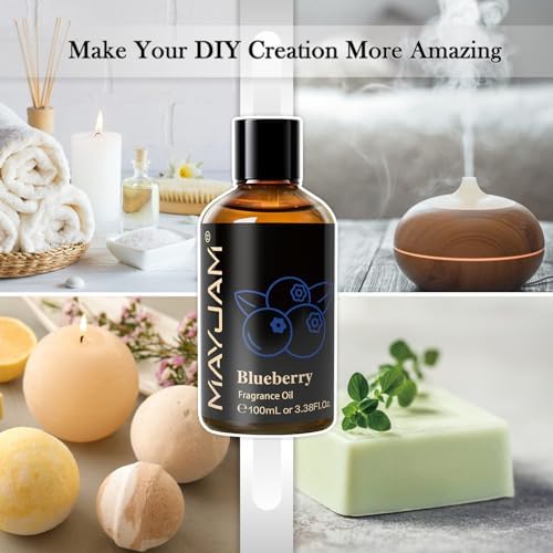 MAYJAM Sandalwood Essential Oil - Pure Fragrance Oil for Diffuser and Soap Candle Making, Ideal for Home and Office, 10