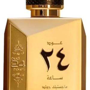 Ard Al Zaafaran Oud 24 Hours Majestic Gold Eau De Parfum Spray for Adults, Evening Fragrance, |4 Ounce Ard Al Zaafaran