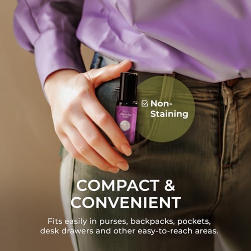 Gya Labs Frankincense & Somali Myrrh Essential Oil Roll On - Convenience - Camping Enthusiasts - Aromatherapy Relief, Cl