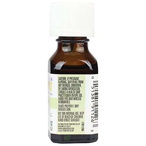 Aura Cacia Sandalwood Essential Oil for Skin Care and Centering Aura Cacia Sandalwood Essential Oil Jojoba Oil 0.5 fl.