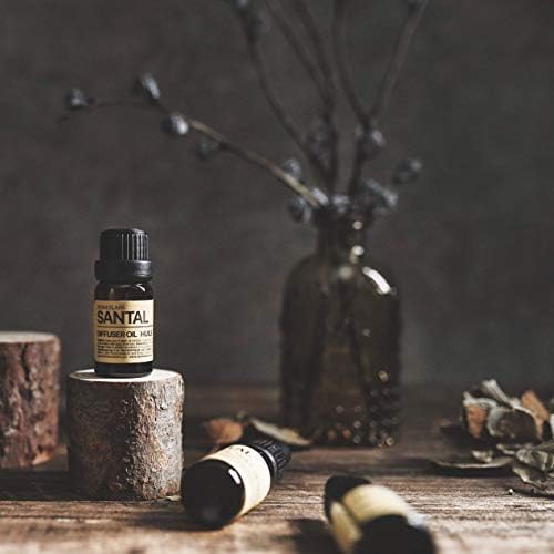 Santal Diffuser Oil Amber Coco Vanilla Cedar Sandalwood Musk for Home Fragrance Projects(.33 oz/10 ml) Santal Diffuser