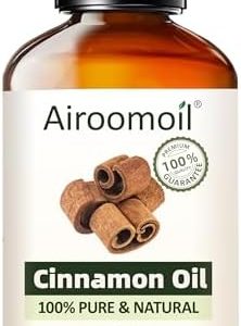 100% Pure Cinnamon Essential Oil for Home & Skin Care | 4 Fl Oz (120ml) | Premium Grade Cinnamon Oil for Diffusers & Ar