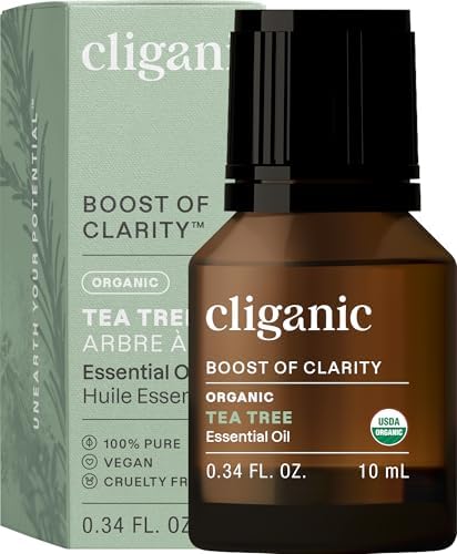 Cliganic Organic Frankincense Essential Oil - Boswellia Serrata, 100% Pure Natural Undiluted, for Stress Relief and Rela