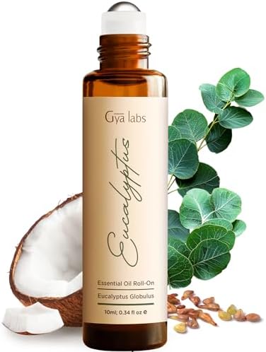 Gya Labs Frankincense & Somali Myrrh Essential Oil Roll On - Convenience - Camping Enthusiasts - Aromatherapy Relief, Cl