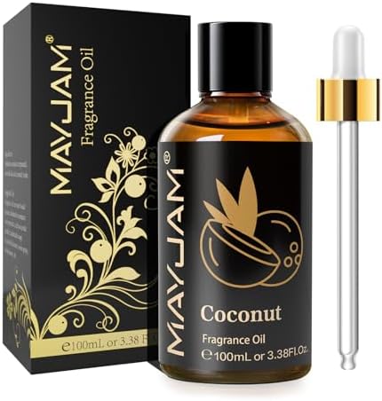 MAYJAM Sandalwood Essential Oil - Pure Fragrance Oil for Diffuser and Soap Candle Making, Ideal for Home and Office, 10