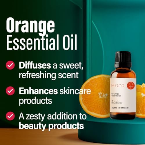 H'ana Sandalwood Essential Oil - 1.02 Fl Oz - for Hair and Skin, Aromatherapy, DIY Soap Making - ClimatePartner Certifie