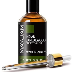 MAYJAM Indian Sandalwood Essential Oils for Skin Care and Hair Care - 100ml MAYJAM Indian Sandalwood Essential Oils fo