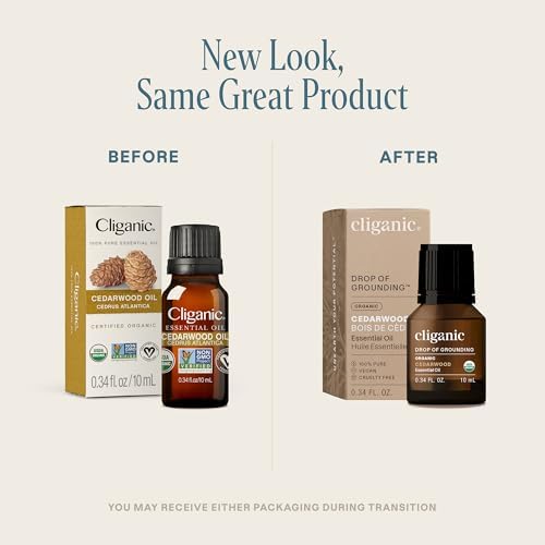 Cliganic Organic Frankincense Essential Oil - Boswellia Serrata, 100% Pure Natural Undiluted, for Stress Relief and Rela