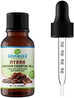 Grimweed Apothecary USDA Organic Cinnamon Essential Oil - Therapeutic Grade - 15mL - Diffuser Oil - 100% All Natural - w