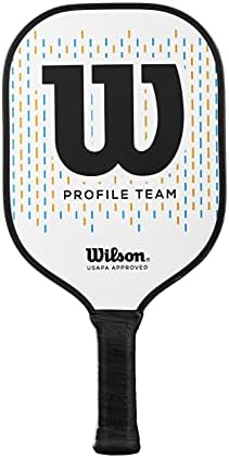 Wilson Sporting Goods Profile Team Pickleball Paddle - White/Multi for Adults during Outdoor Games | Wilson Sporting Go