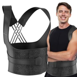 Women's Back Brace for Scoliosis Relief, Shoulder Straightener, Full Back Support, Upper and Lower Back Pain Relief | A