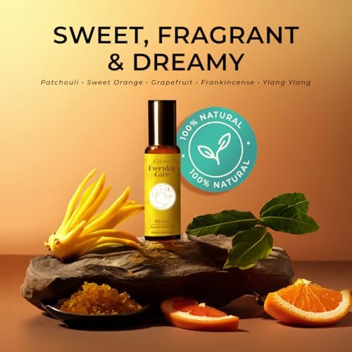 Gya Labs Frankincense & Somali Myrrh Essential Oil Roll On - Convenience - Camping Enthusiasts - Aromatherapy Relief, Cl