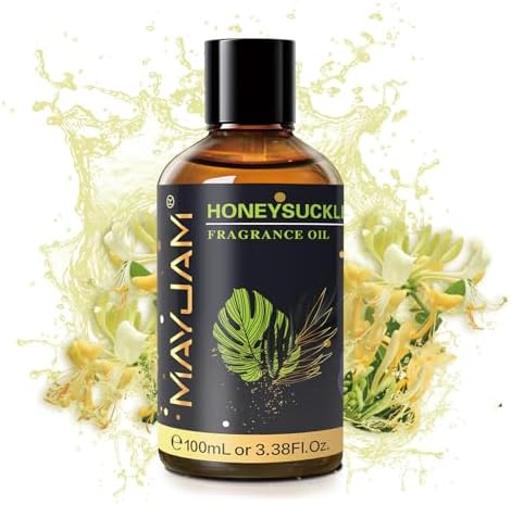 MAYJAM Sandalwood Essential Oil - Pure Fragrance Oil for Diffuser and Soap Candle Making, Ideal for Home and Office, 10
