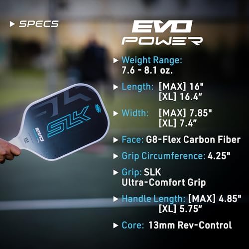 Selkirk Sport SLK Evo Pickleball Paddles for Power and Control Enthusiasts | Selkirk Sport SLK Evo Pickleball Paddles: