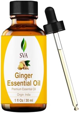 SVA Frankincense Essential Oil - 100% Natural Boswellia Carterii Oil for Aromatherapy and Skin Care - 1 Fl Oz with Dropp