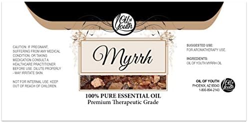 Pure & Therapeutic Grade Oil of Youth Frankincense Essential Oil for Skincare and Wellness | Oil of Youth Frankincense