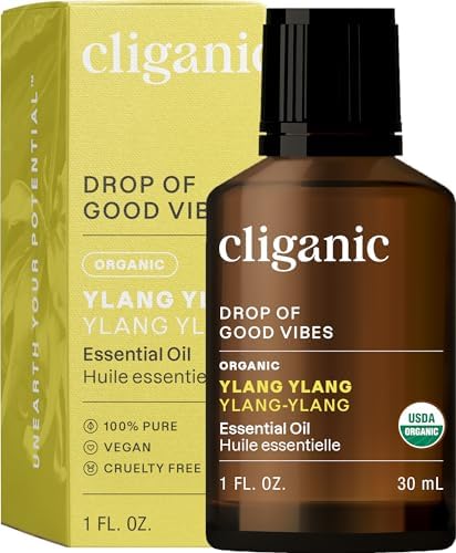 Cliganic Organic Frankincense Essential Oil - Boswellia Serrata, 100% Pure Natural Undiluted, for Stress Relief and Rela