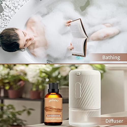 Yethious Pure Sandalwood Essential Oil for Aromatherapy & Diffuser - 10ML