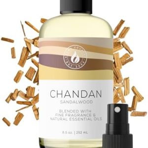 Aroma Country Chandan Diffuser Oil - Long-Lasting & Natural Home Fragrance, Sandalwood Scented Oil for Diffusers (8.5 Fl