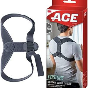 ACE Brand Posture Corrector, Posture Support, Discreet Under Clothing, Perfect for Students and Office Workers, Adjustab