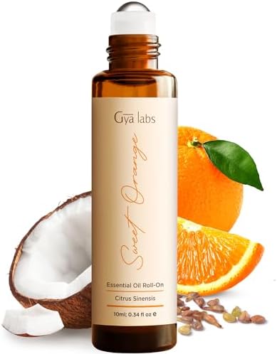 Gya Labs Frankincense & Somali Myrrh Essential Oil Roll On - Convenience - Camping Enthusiasts - Aromatherapy Relief, Cl