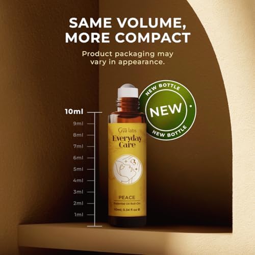 Gya Labs Frankincense & Somali Myrrh Essential Oil Roll On - Convenience - Camping Enthusiasts - Aromatherapy Relief, Cl