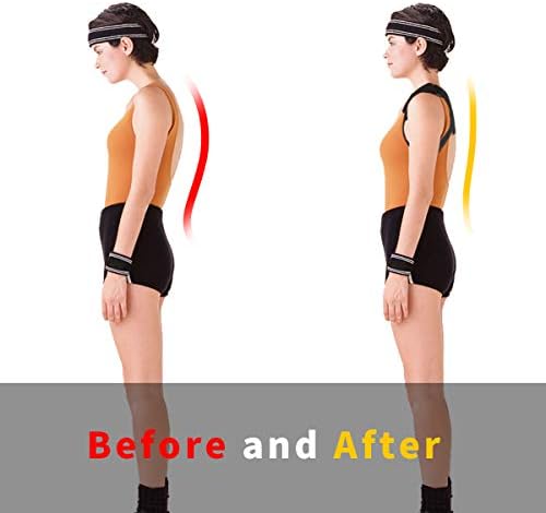 Posture Corrector for All Ages: Men, Women & Children | Adjustable Clavicle Support | Effective Upper Back Brace for Tho