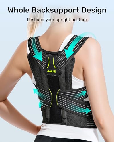 ClimeCo Certified Posture Corrector for Women and Men, Upgraded Back Brace with Enhanced Support, Shoulder Straightener