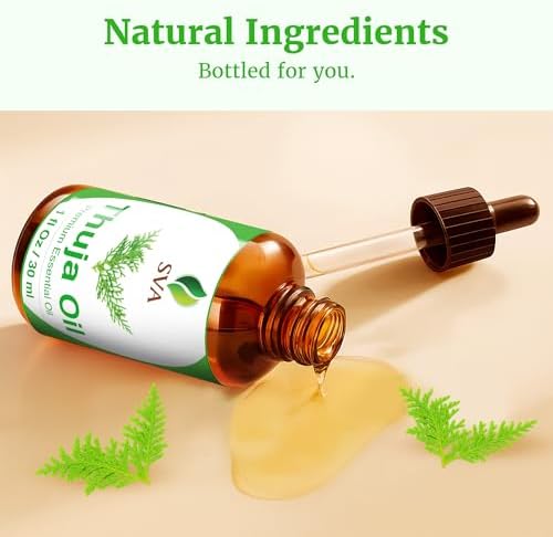 SVA Frankincense Essential Oil - 100% Natural Boswellia Carterii Oil for Aromatherapy and Skin Care - 1 Fl Oz with Dropp