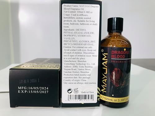 MAYJAM Sandalwood Essential Oil - Pure Fragrance Oil for Diffuser and Soap Candle Making, Ideal for Home and Office, 10