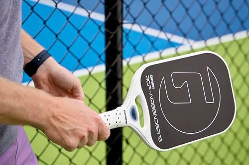 GAMMA RCF Airbender Pickleball Paddle, Raw Carbon Fiber, Shock Absorbing Gel Insert for Smooth Hits | GAMMA RCF Airbend