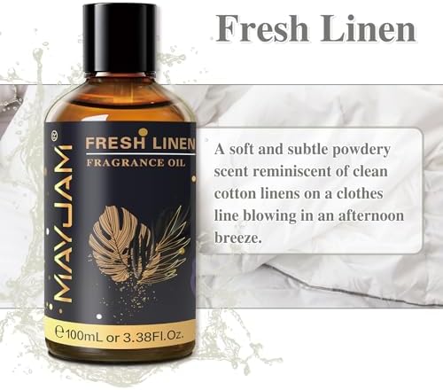 MAYJAM Sandalwood Essential Oil - Pure Fragrance Oil for Diffuser and Soap Candle Making, Ideal for Home and Office, 10