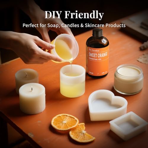 Sujuaba Sandalwood Oil for Diffuser and Skincare 4 Fl Oz - 100% Natural Aromatherapy Oil - Perfect for Relaxation and DI