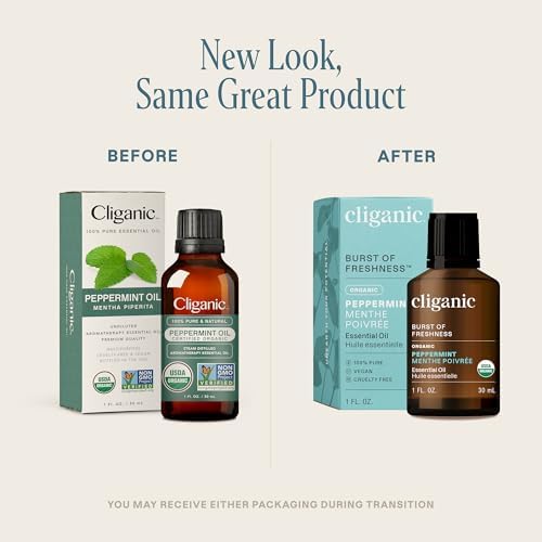 Cliganic Organic Frankincense Essential Oil - Boswellia Serrata, 100% Pure Natural Undiluted, for Stress Relief and Rela