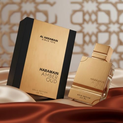 Al Haramain Amber Oud Gold Edition Eau De Parfum Spray - Long-Lasting Amber Cologne for Women & Men Al Haramain Amber Ou