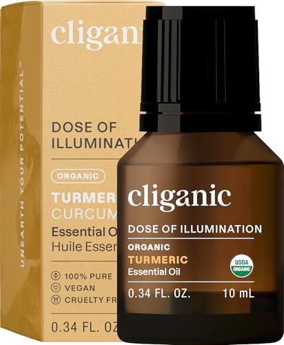 Cliganic Organic Frankincense Essential Oil - Boswellia Serrata, 100% Pure Natural Undiluted, for Stress Relief and Rela