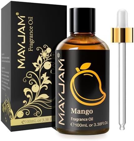 MAYJAM Sandalwood Essential Oil - Pure Fragrance Oil for Diffuser and Soap Candle Making, Ideal for Home and Office, 10