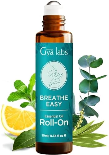 Gya Labs Frankincense & Somali Myrrh Essential Oil Roll On - Convenience - Camping Enthusiasts - Aromatherapy Relief, Cl
