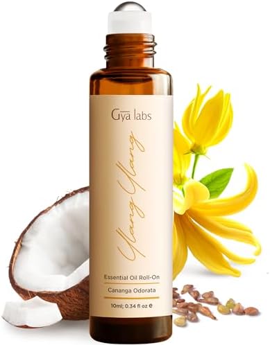 Gya Labs Frankincense & Somali Myrrh Essential Oil Roll On - Convenience - Camping Enthusiasts - Aromatherapy Relief, Cl