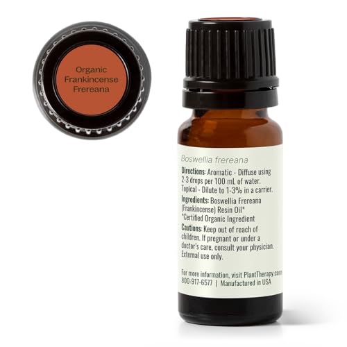 Plant Therapy Organic Frankincense Serrata Essential Oil for Aromatherapy and Therapeutic Use | Plant Therapy Organic F