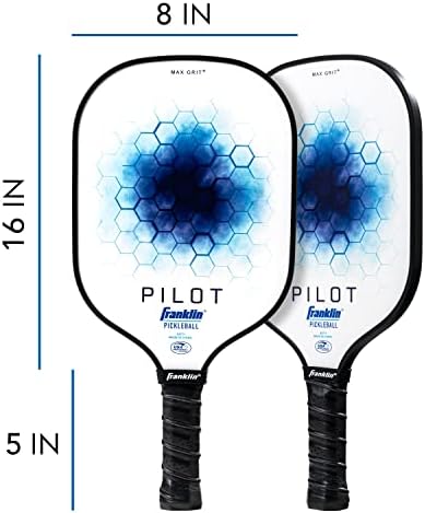 Franklin Sports Pilot Polypropylene Core Pickleball Paddle for Adults | Official USA Pickleball Paddle by Franklin Spor