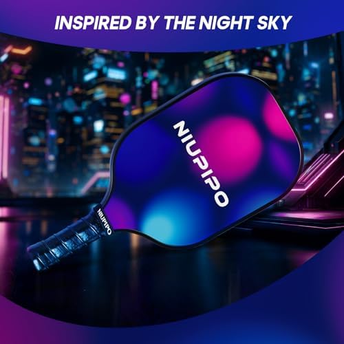 USAPA Approved Lightweight Pickleball Rackets for Casual Players | Durable Fiberglass Surface Picks with Polypropylene