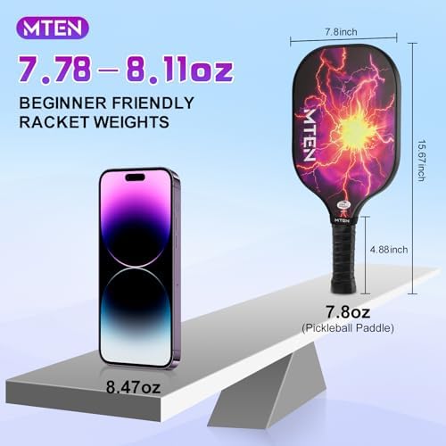 USAPA Approved Fiberglass Surface Pickleball Set for Men and Women Global Recycled Standard